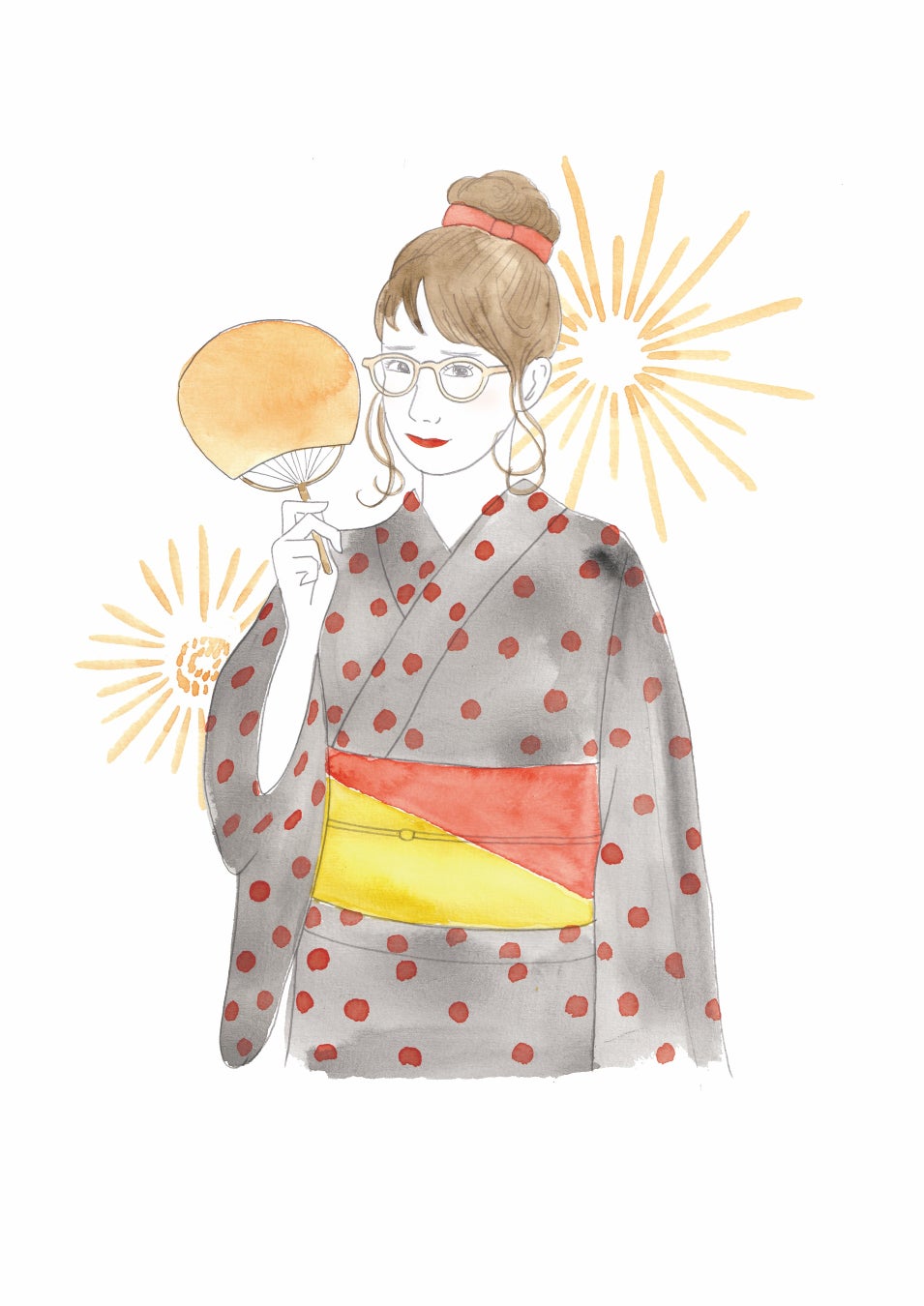 花火大会・夏祭り目前！意外と知らない！？「浴衣×メガネ」着こなしのコツを公開！のサブ画像3