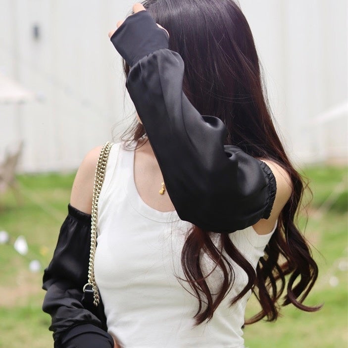 日焼け対策に！大人可愛いアームカバーを新発売、シンプル＆フェミニンなデザインで夏のファッションを彩るのサブ画像11