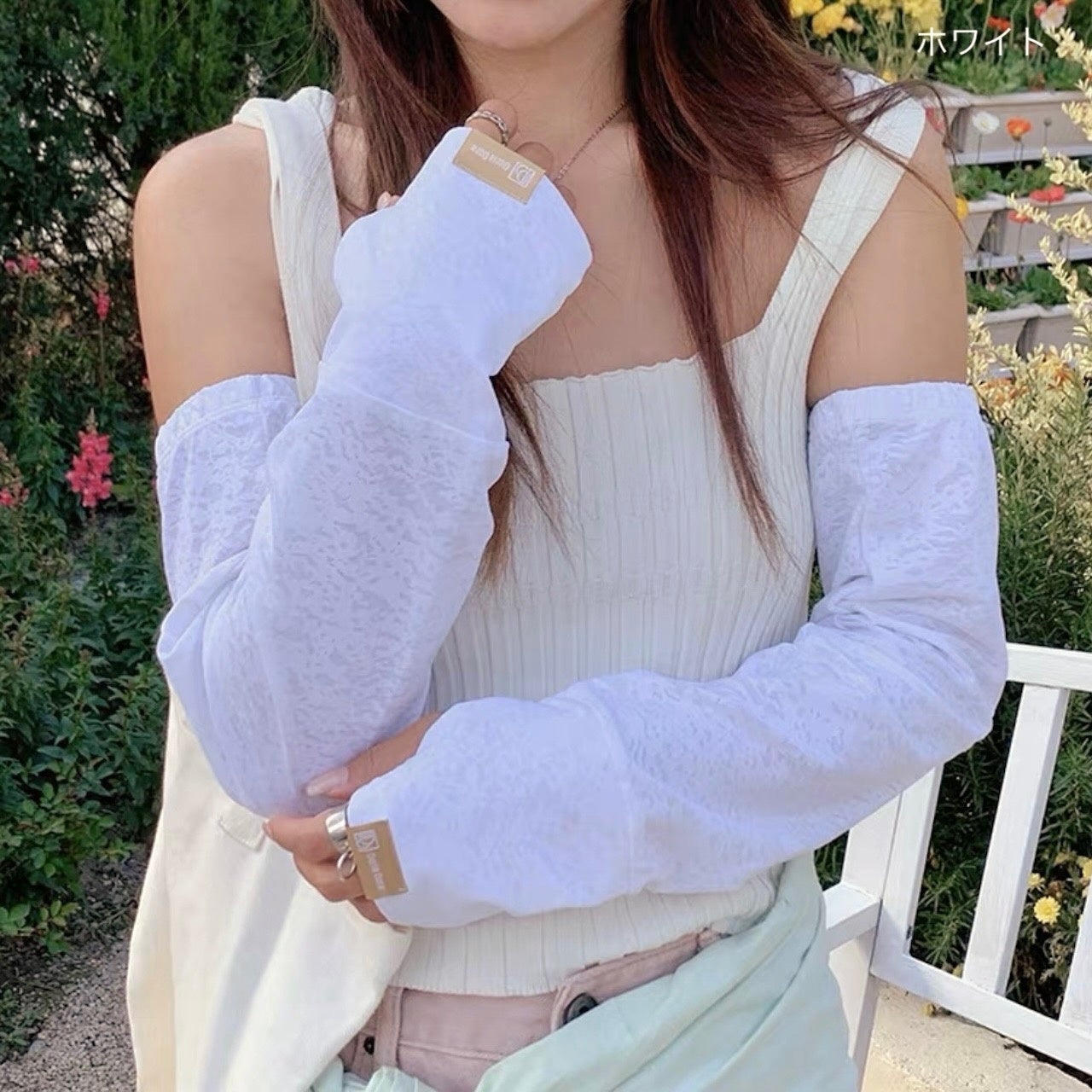 日焼け対策に！大人可愛いアームカバーを新発売、シンプル＆フェミニンなデザインで夏のファッションを彩るのサブ画像15