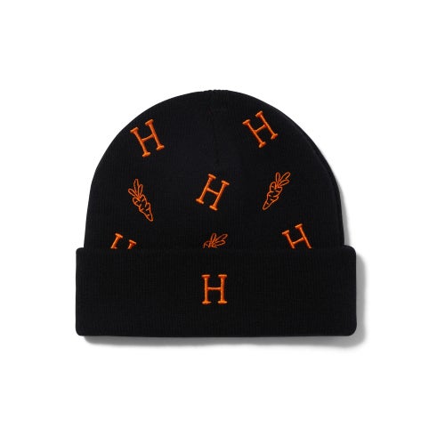 HUF X CARROTS COLLECTION!のサブ画像10_HUF X CARROTS BEANIE｜BLACK｜￥6,600
