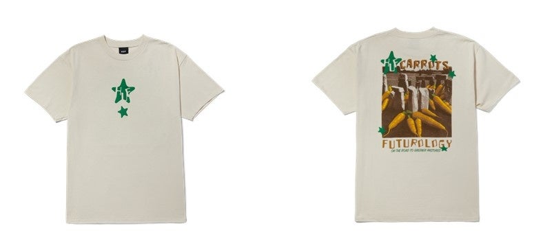 HUF X CARROTS COLLECTION!のサブ画像5_FUTUROLOGY S／S TEE｜CREAM｜￥6,930