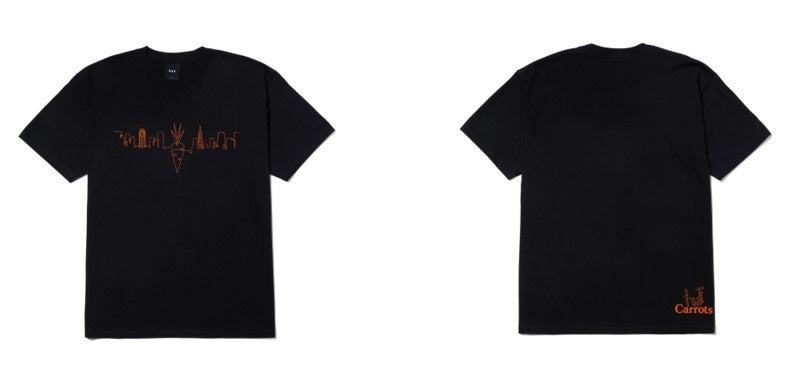 HUF X CARROTS COLLECTION!のサブ画像6_CARROT SKYLINE S／S TEE｜BLACK, WHITE｜￥6,930