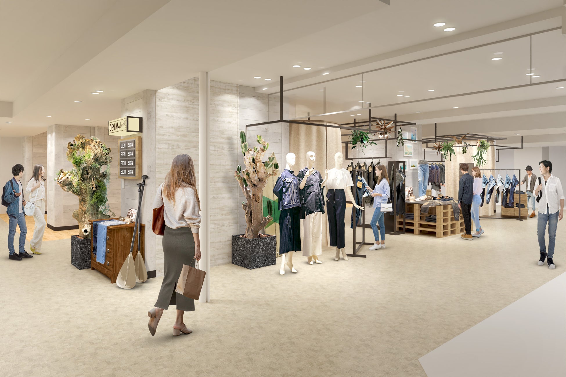 神戸らしい暮らしを表現する地域密着のライフスタイル提案型フロアがオープン！のサブ画像5_デニムセレクト（イメージ）