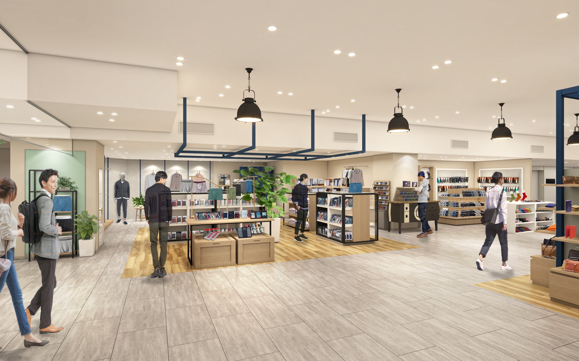 神戸らしい暮らしを表現する地域密着のライフスタイル提案型フロアがオープン！のサブ画像7_紳士洋品雑貨（イメージ）