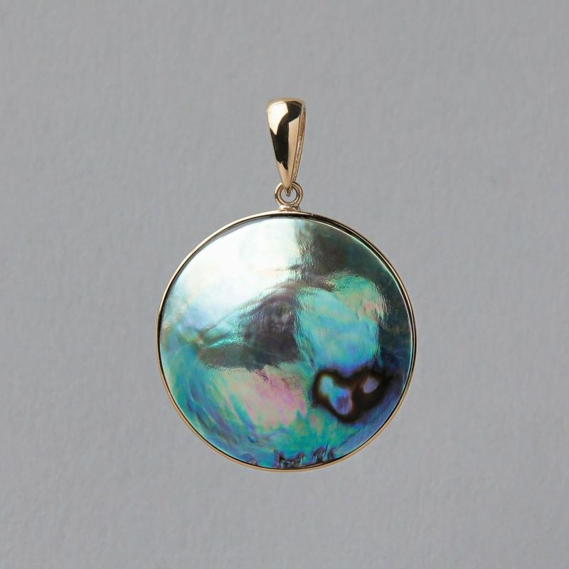 【Pearl for Life】稀少なアバロンパールを使用したコレクション「Abalone」の新作商品販売開始のサブ画像5_アワビ真珠 ペンダントトップ 17mmUP K18YG ¥132,000 税込