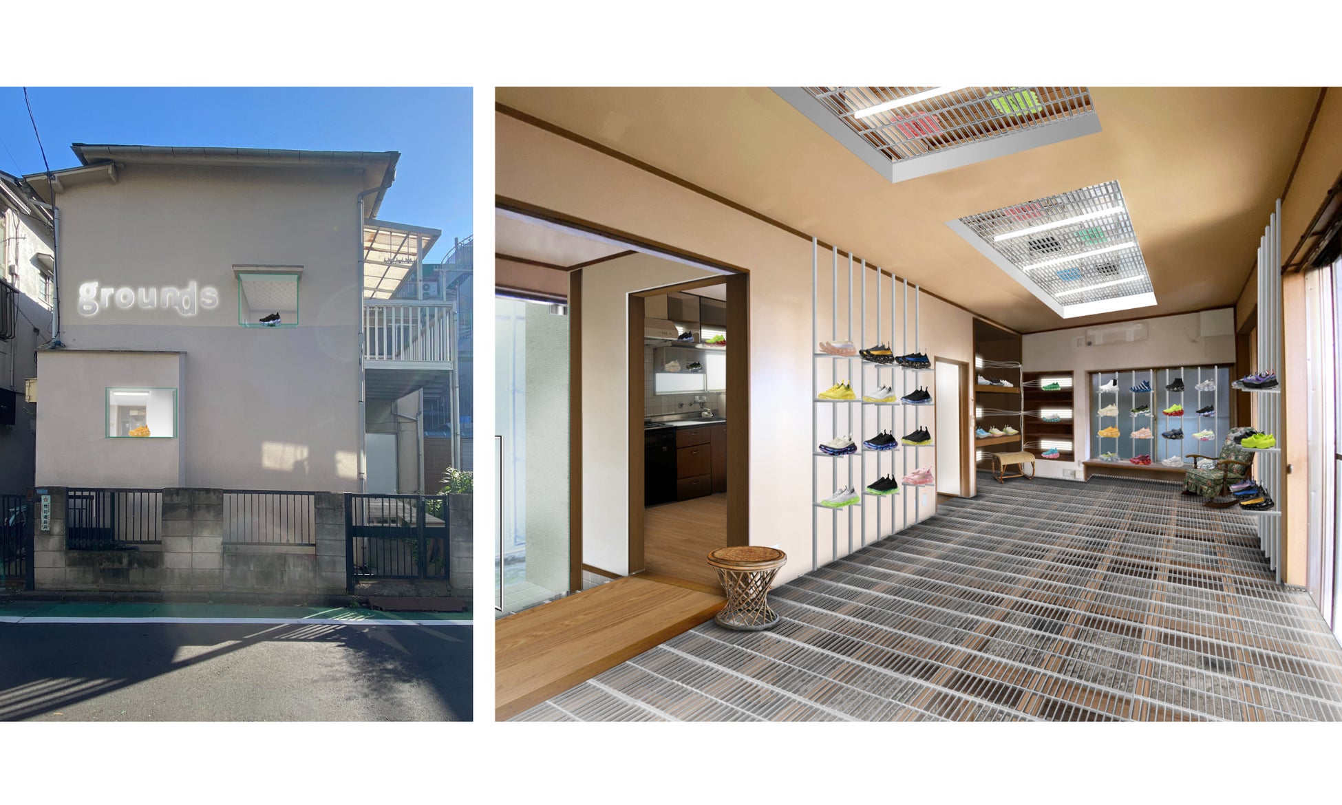 フットウェアブランド「grounds」がブランド初となる旗艦店を2023年9月2日にオープンのサブ画像2