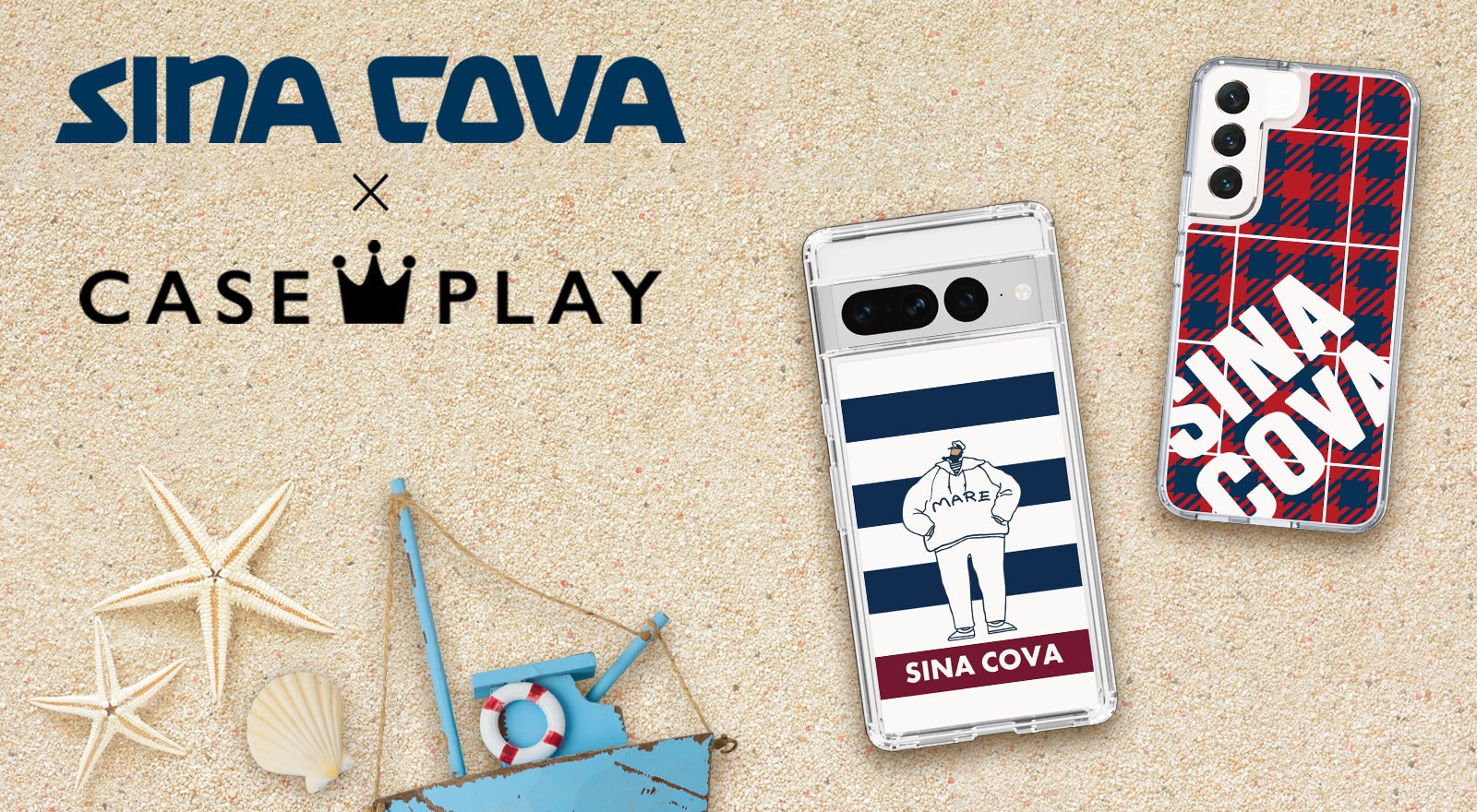 ファッションブランド『SINA COVA』のスマートフォンケースが、“機種×コンテンツ×デザイン”で豊富なスマホアクセサリーを取り揃えるCASEPLAYから登場!のサブ画像1