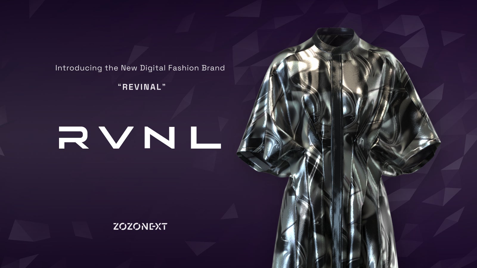 ZOZO NEXT、デジタルファッションブランド「REVINAL」を立ち上げ、デジタルで着用を楽しめるファッションアイテムを「DRESSX」にて8/17（木）から販売開始のサブ画像1