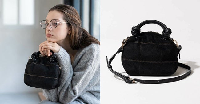 【新作バッグ】スタイリッシュな新顔！ポップで可愛い本革2wayミニボストンバッグが新発売！のサブ画像3