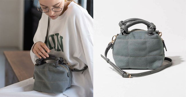 【新作バッグ】スタイリッシュな新顔！ポップで可愛い本革2wayミニボストンバッグが新発売！のサブ画像4