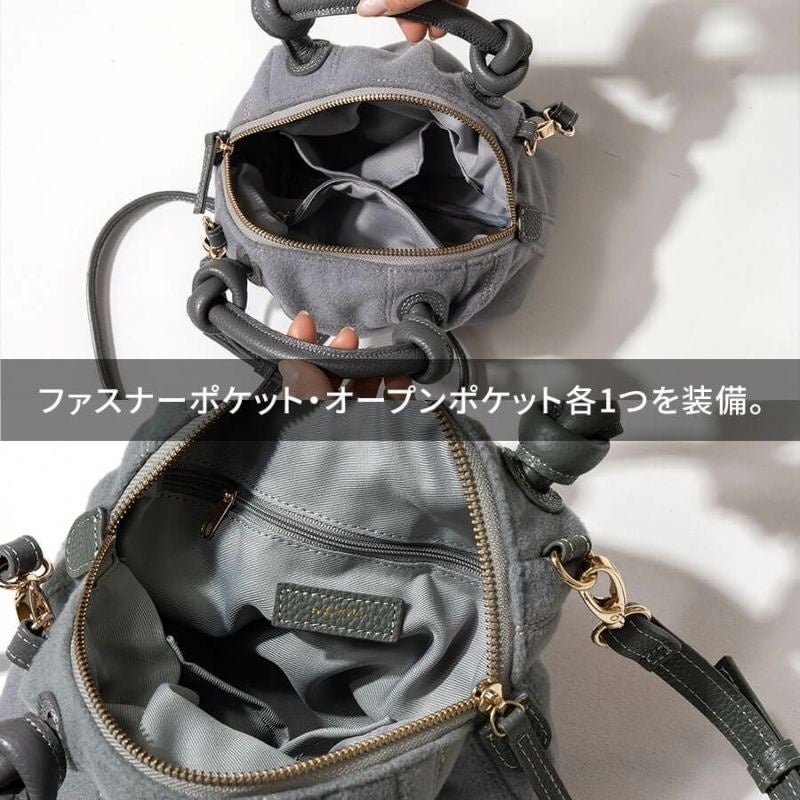 【新作バッグ】スタイリッシュな新顔！ポップで可愛い本革2wayミニボストンバッグが新発売！のサブ画像8